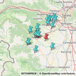 Mappa A55 Torino - Pinerolo, 10064 Pinerolo TO, Italia (10.575)