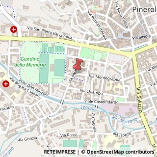 Mappa Via Montegrappa, 83, 10064 Pinerolo, Torino (Piemonte)