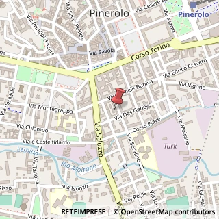 Mappa Via Palestro, 16, 10064 Pinerolo, Torino (Piemonte)