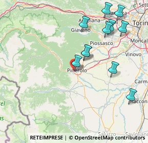 Mappa Stradale San Secondo, 10064 Pinerolo TO, Italia (17.29273)