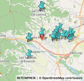 Mappa Stradale San Secondo, 10064 Pinerolo TO, Italia (1.75)