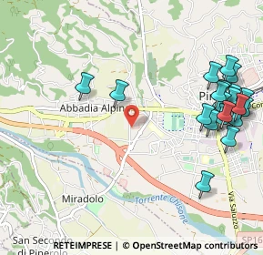 Mappa Stradale San Secondo, 10064 Pinerolo TO, Italia (1.3115)