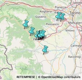 Mappa Stradale Poirino, 10064 Torino TO, Italia (7.32917)