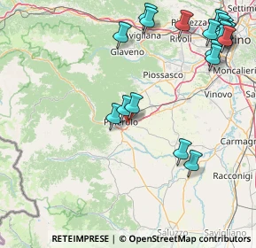 Mappa Stradale Poirino, 10064 Torino TO, Italia (21.8425)