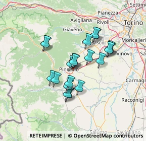 Mappa Stradale Poirino, 10064 Torino TO, Italia (10.991)