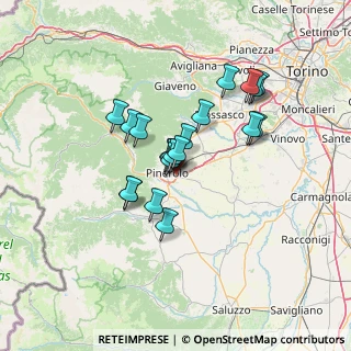 Mappa Stradale Poirino, 10064 Torino TO, Italia (10.7645)