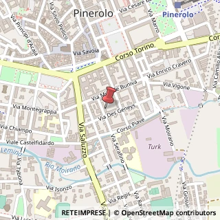 Mappa Via Palestro, 11, 10064 Pinerolo, Torino (Piemonte)