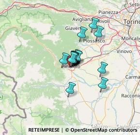 Mappa Via Fiume, 10064 Pinerolo TO, Italia (6.48063)