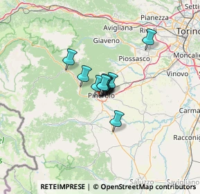 Mappa Via Fiume, 10064 Pinerolo TO, Italia (5.28)