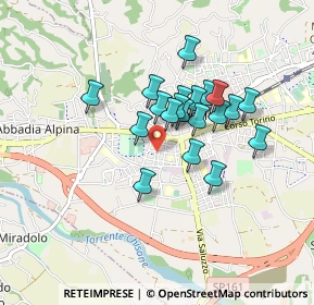 Mappa Via Fiume, 10064 Pinerolo TO, Italia (0.6645)