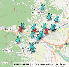 Mappa Via Giustetto, 10064 Pinerolo TO, Italia (1.6325)