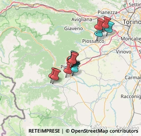 Mappa Via Carlo Alberto, 10064 Pinerolo TO, Italia (8.48462)