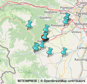 Mappa Via Carlo Alberto, 10064 Pinerolo TO, Italia (9.735)