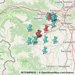 Mappa Via Nino Costa, 10064 Pinerolo TO, Italia (12.155)