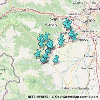 Mappa Via Nino Costa, 10064 Pinerolo TO, Italia (9.7335)