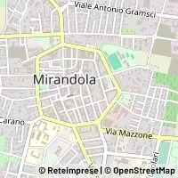 Mapa Mirandola