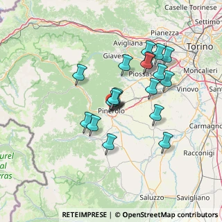 Mappa Piazza Tegas, 10064 Pinerolo TO, Italia (12.22579)