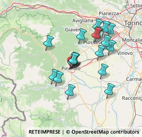 Mappa Piazza Giuseppe Verdi, 10064 Pinerolo TO, Italia (12.22579)