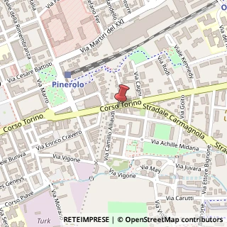 Mappa Corso Torino, 208, 10064 Pinerolo, Torino (Piemonte)