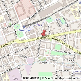 Mappa Corso Torino, 206, 10064 Pinerolo, Torino (Piemonte)