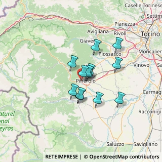 Mappa Via Nazionale, 10060 Pinerolo TO, Italia (9.26538)