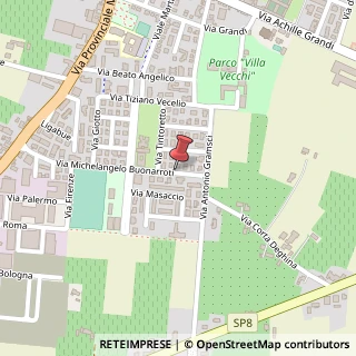 Mappa Via M. Buonarroti, 47, 41016 Novi di Modena, Modena (Emilia Romagna)