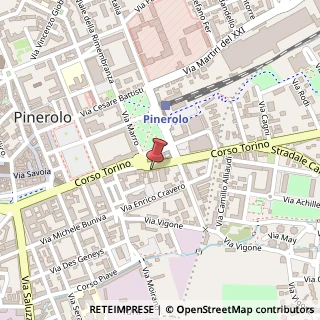 Mappa Corso Torino, 148, 10064 Pinerolo, Torino (Piemonte)