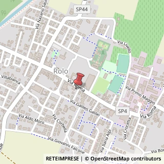 Mappa Via Giuseppe Ungaretti, 4, 42047 Rolo, Reggio nell'Emilia (Emilia Romagna)
