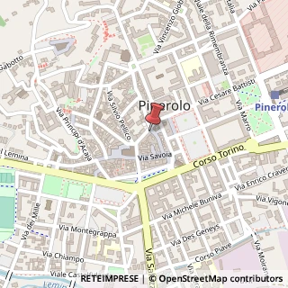 Mappa Via del Duomo, 15, 10064 Pinerolo, Torino (Piemonte)