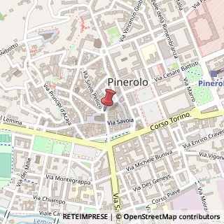 Mappa Piazza San Donato,  46, 10064 Pinerolo, Torino (Piemonte)