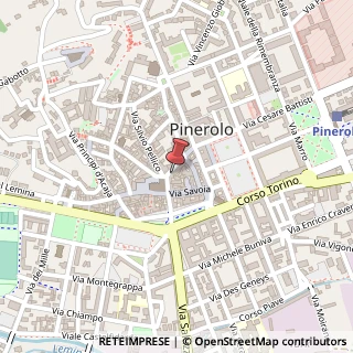 Mappa Piazza San Donato, 43, 10064 Pinerolo, Torino (Piemonte)