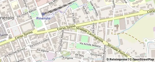 Mappa Pinerolo