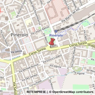 Mappa Viale Grande Torino, 7, 10064 Pinerolo, Torino (Piemonte)