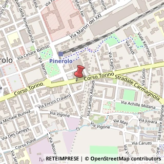 Mappa Corso Torino, 184, 10064 Pinerolo, Torino (Piemonte)