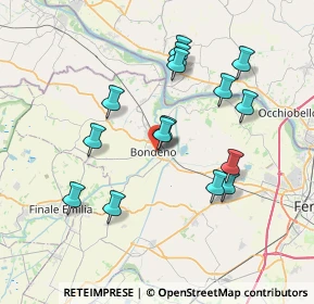 Mappa Viale della Repubblica, 44012 Bondeno FE, Italia (7.108)