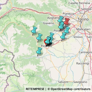 Mappa Via principi d'acaia, 10064 Pinerolo TO, Italia (9.52944)