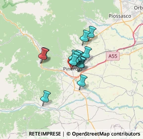 Mappa Via Sant'Agostino, 10064 Pinerolo TO, Italia (3.68571)