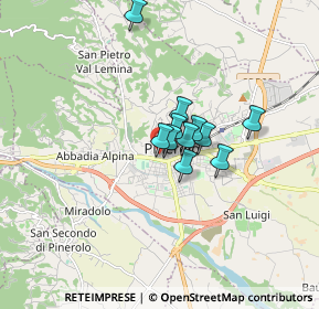 Mappa Via Sant'Agostino, 10064 Pinerolo TO, Italia (1.00909)