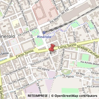 Mappa Corso Ernesto Bosio, 13, 10064 Pinerolo, Torino (Piemonte)