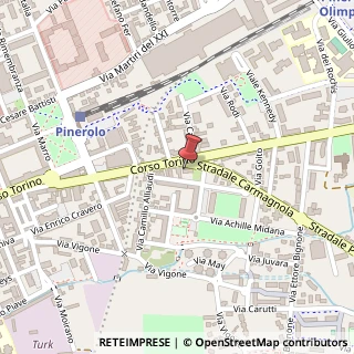 Mappa Corso Torino, 234, 10064 Pinerolo, Torino (Piemonte)
