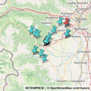 Mappa Via Demo, 10064 Pinerolo TO, Italia (9.96789)