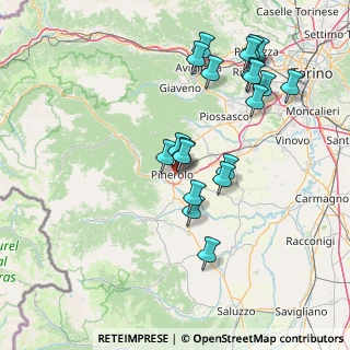 Mappa Via Demo, 10064 Pinerolo TO, Italia (15.3865)
