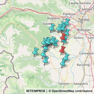 Mappa Via Demo, 10064 Pinerolo TO, Italia (10.6185)
