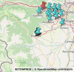 Mappa Via Carmagnola, 10064 Pinerolo TO, Italia (16.236)