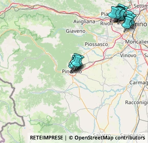 Mappa Via Carmagnola, 10064 Pinerolo TO, Italia (19.5415)