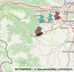 Mappa Via Carmagnola, 10064 Pinerolo TO, Italia (8.44091)
