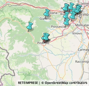 Mappa Via Carmagnola, 10064 Pinerolo TO, Italia (19.21533)
