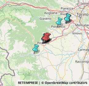 Mappa Via Carmagnola, 10064 Pinerolo TO, Italia (6.69)