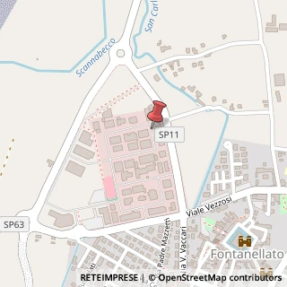 Mappa Via Pietro Nenni, 8B, 43012 Fontanellato, Parma (Emilia Romagna)