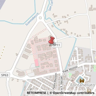 Mappa Via Pietro Nenni, 23, 43012 Fontanellato, Parma (Emilia Romagna)